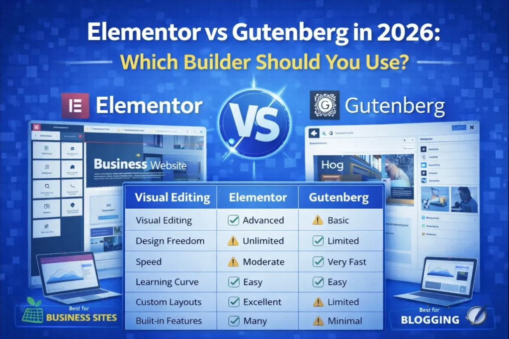 Elementor vs Gutenberg